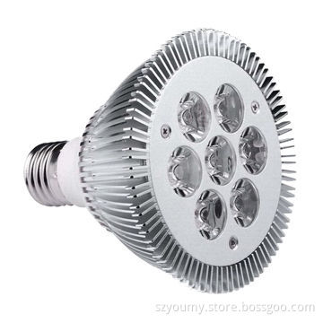 Ultra bright 7W Par 30 with 7 LED lamp, AC 85-265V